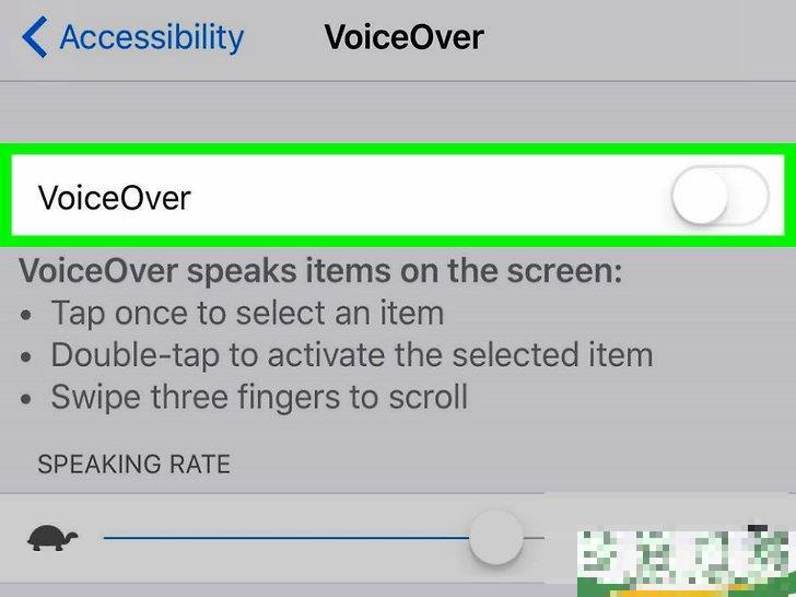 怎么关闭iPhone的VoiceOver(怎么关闭iphone的小圆点)
