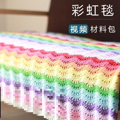 棒针编织婴儿毯教程(棒针编织床毯教程)